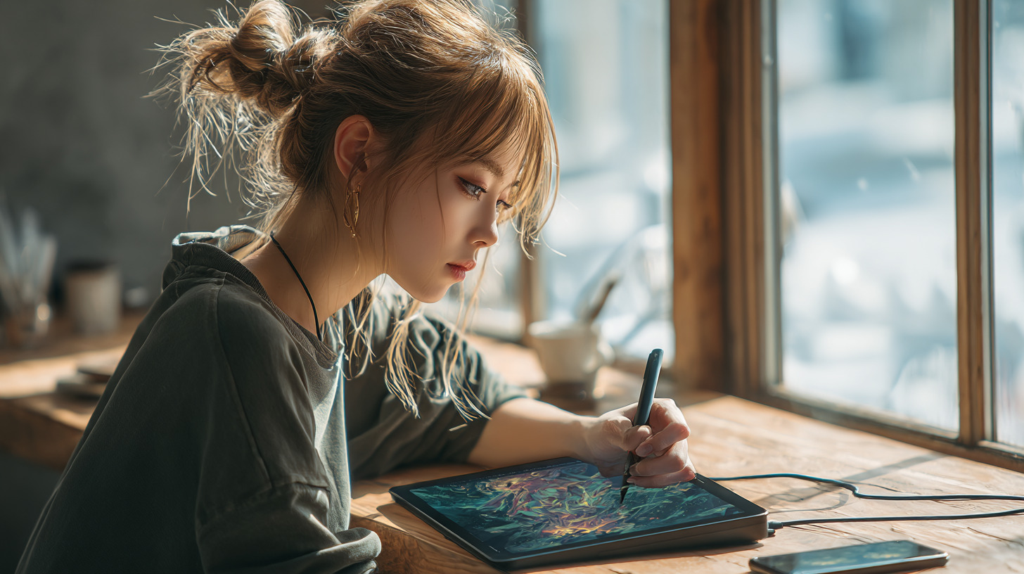 Android対応液タブでスマホやタブレットが本格的な制作環境に